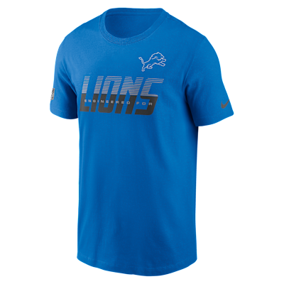 Detroit Lions Sideline Team Issue Men's Nike Dri-FIT NFL T-Shirt